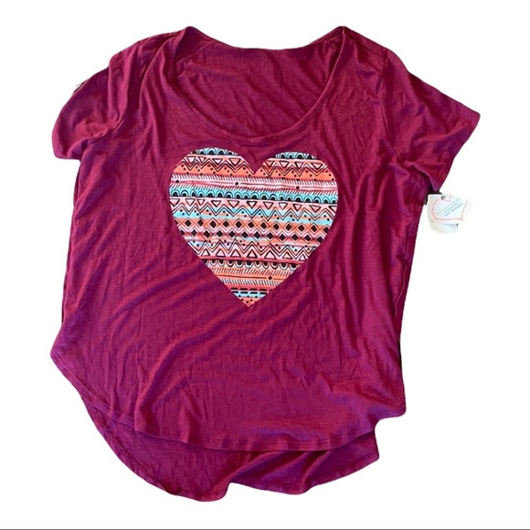 Self Esteem wine color. New Graphics Tee. Size 1X - Picture 1 of 5